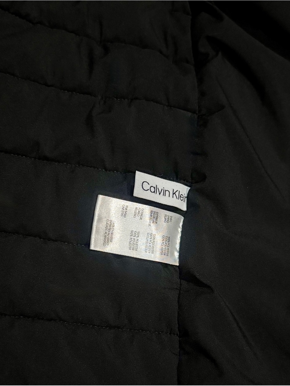 Calvin Klein Men's Black Quilted Lightweight Puffer Jacket - Picture 5 of 7